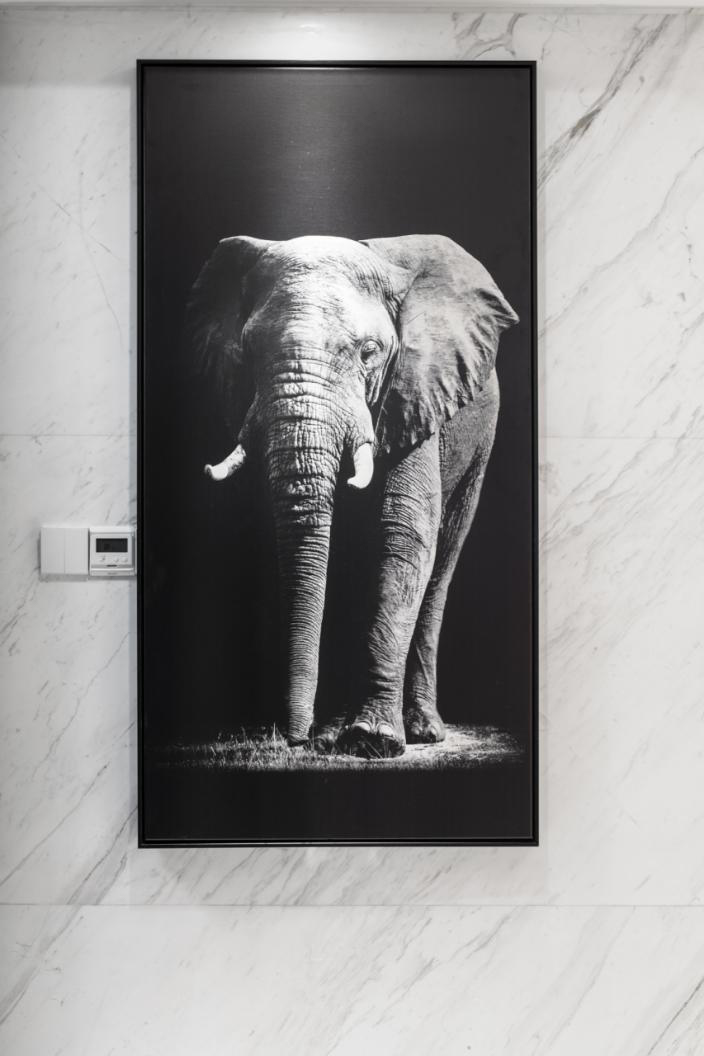 玄關裝飾畫-上海私宅設計