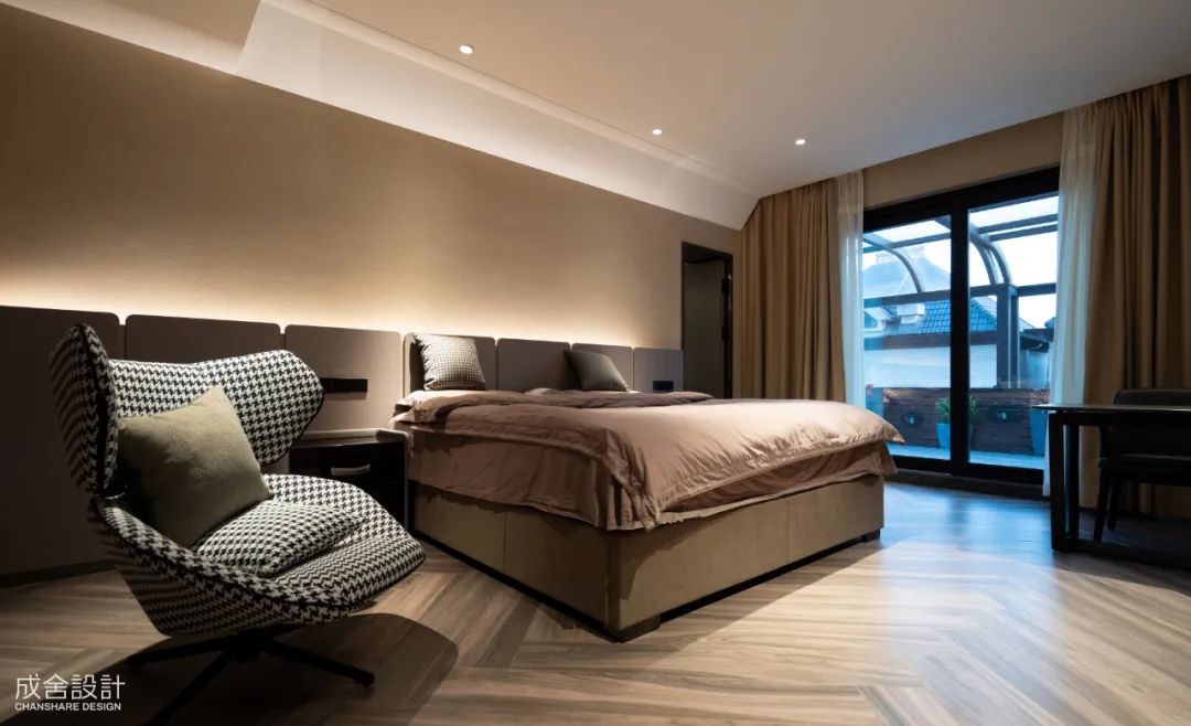 臥室-常州別墅設(shè)計裝飾