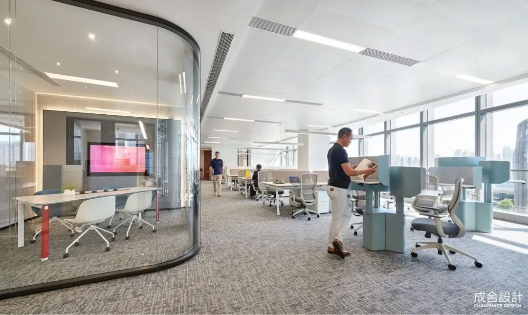 開放式辦公空間-常州品牌裝修公司