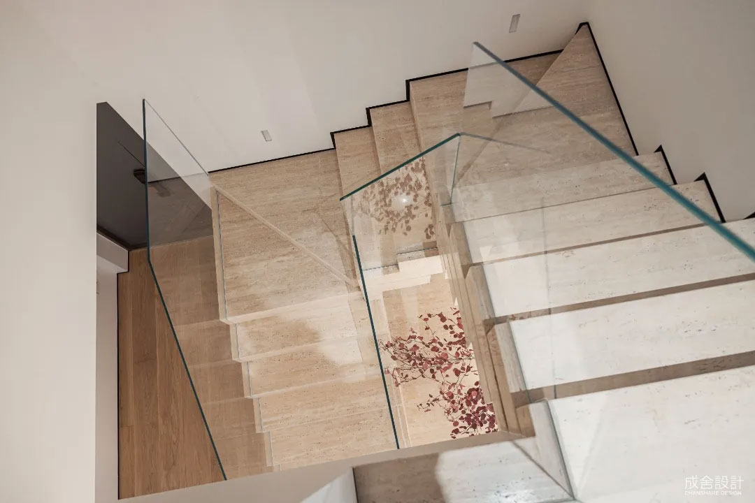 樓梯設(shè)計(jì)-常州別墅中式裝修