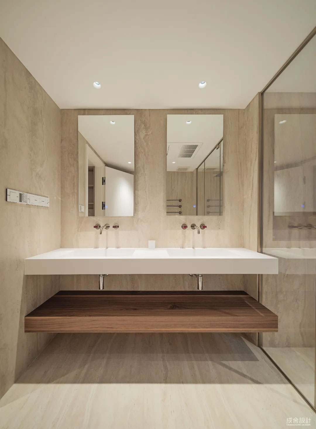 主衛(wèi)-常州別墅中式裝修