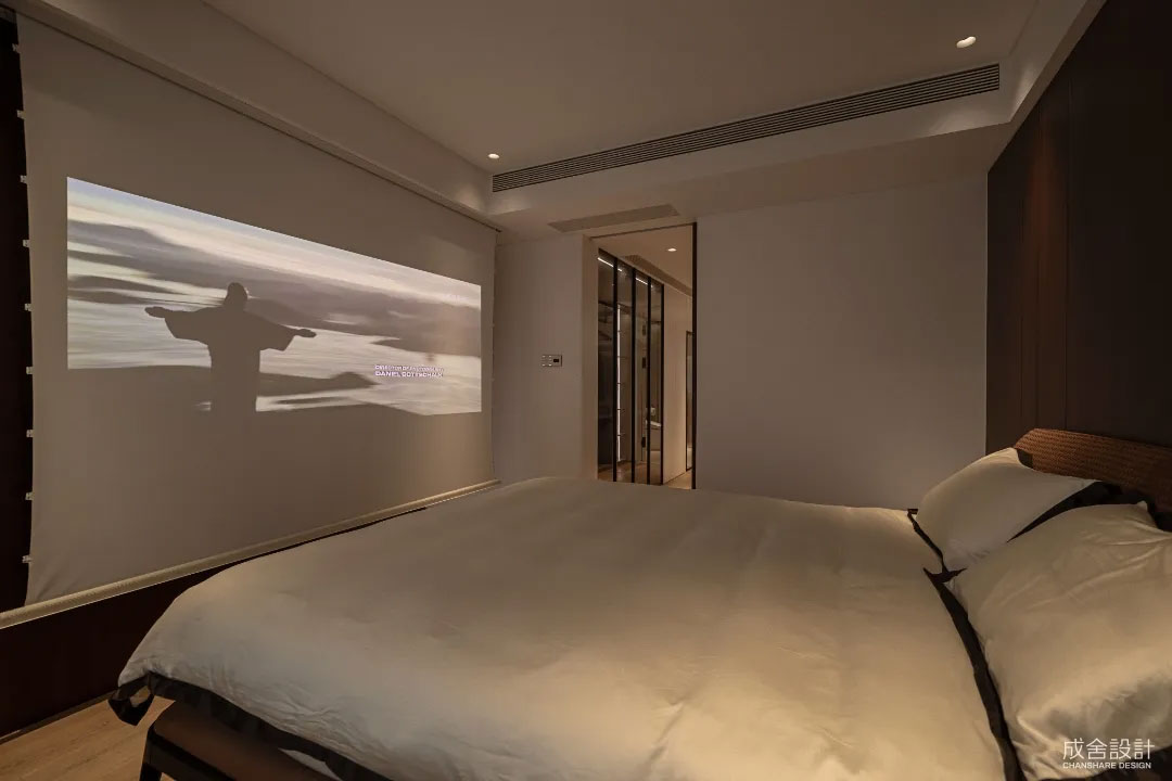 投影-常州別墅中式裝修