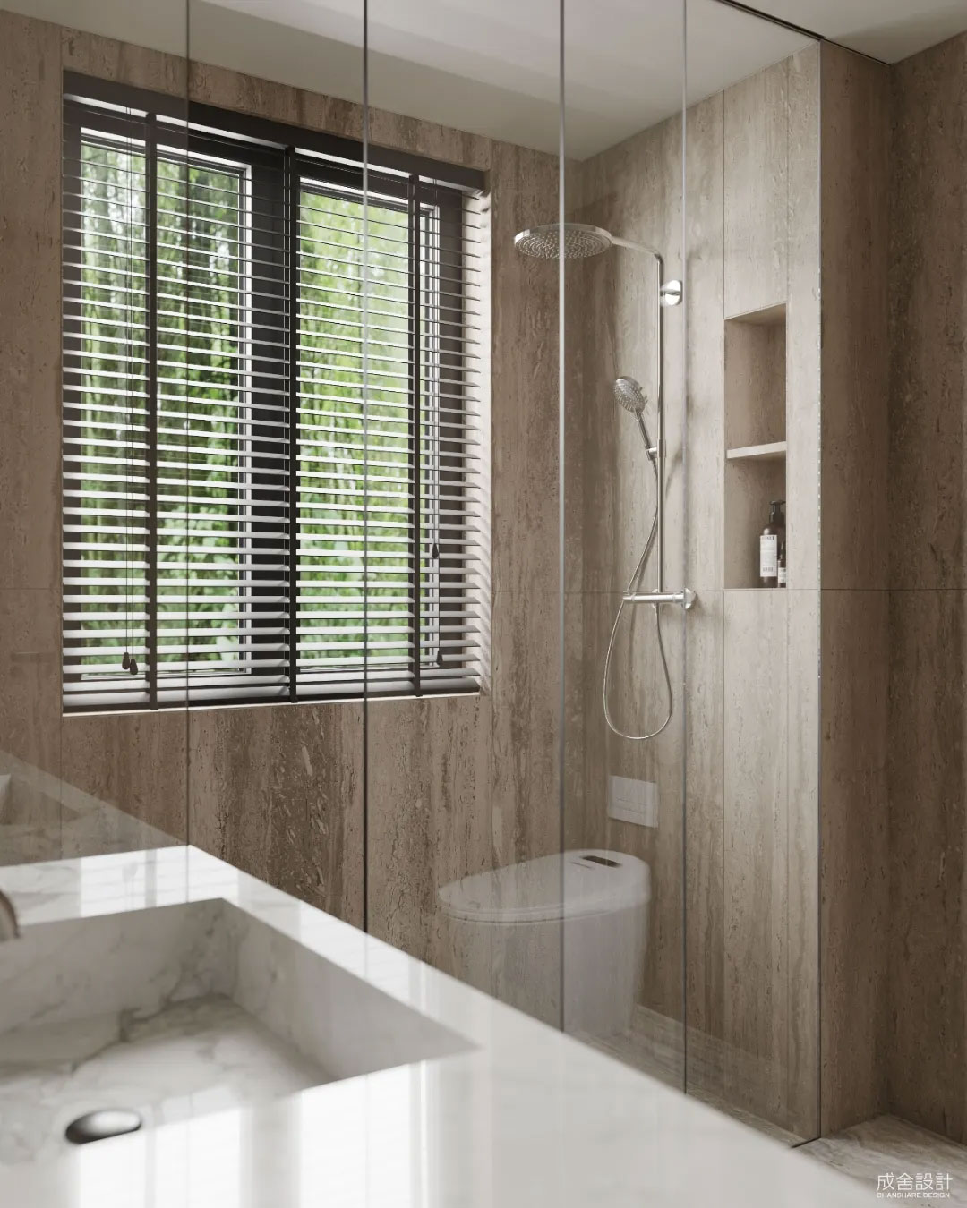 臺(tái)盆-常州別墅中式裝修