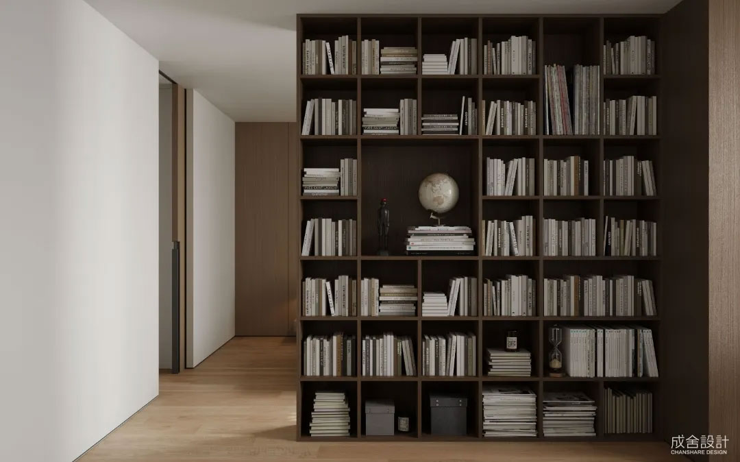 書柜-常州別墅中式裝修