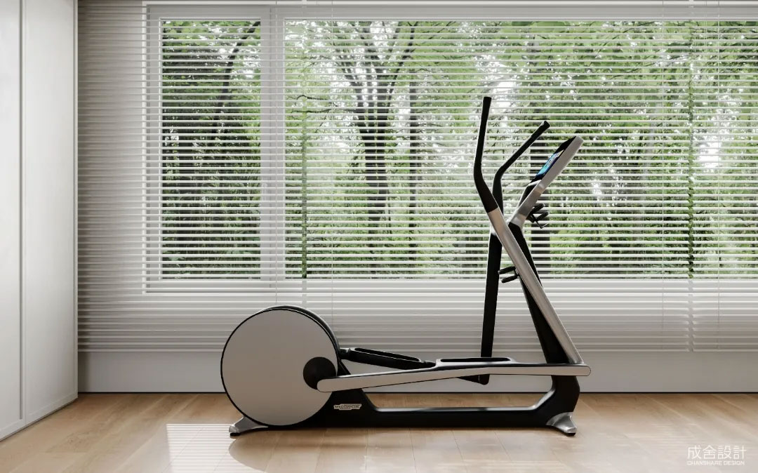 健身角-常州別墅中式裝修